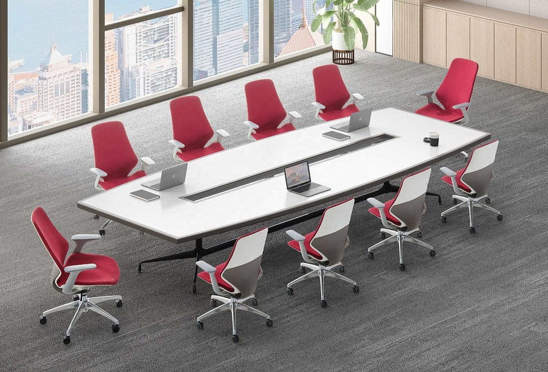 end Home PU Leather Cover Office Chair Furniture Sale Luxury Plastic Meeting Swivel Chair