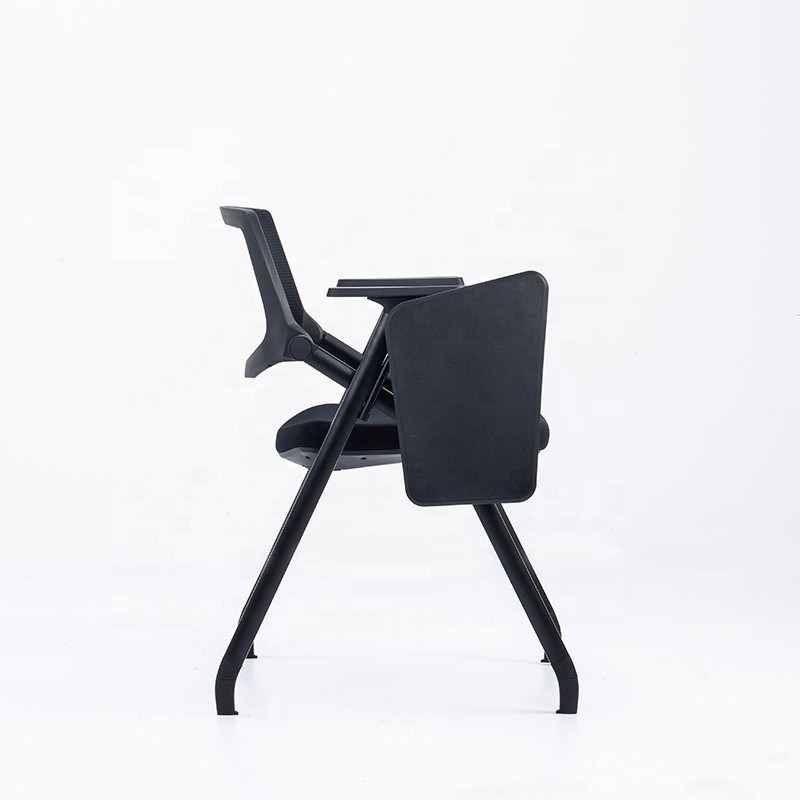 Stainless Steel Office Mesh Training Chair With Writing Pad for School Performance