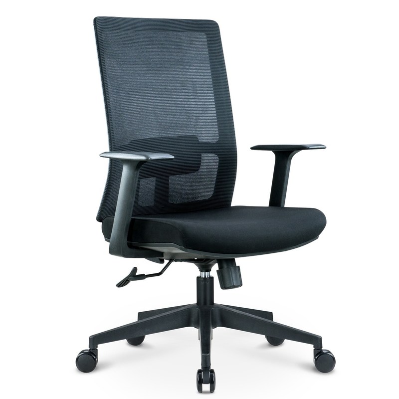 Ergonomic Black Mesh Office Chair 2D Lumbar Support for Comfortable Office Seating