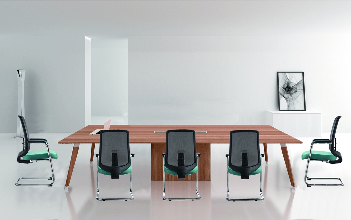 โต๊ะทํางานกลางหลัง ตําแหน่งประชุมด้วยขาโลหะและส่งฟรี