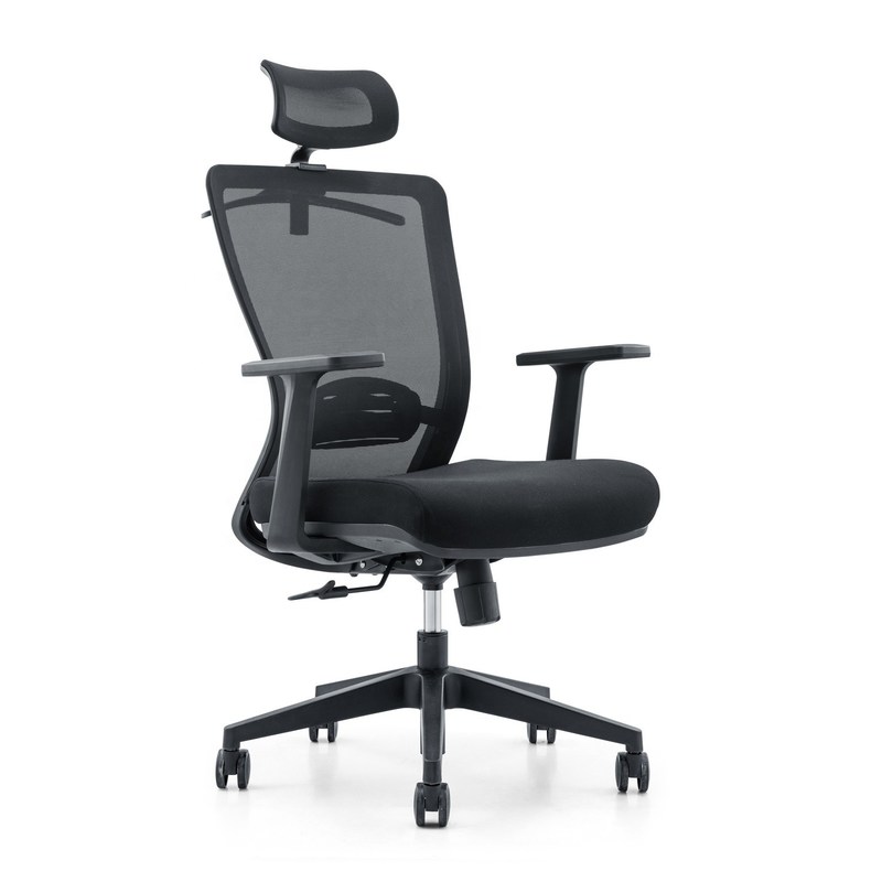 650*690*1150-1250mm เก้าอี้สํานักงานหรู ที่ปรับได้ด้วยผ้า Mesh และแขนแขนติดตั้ง