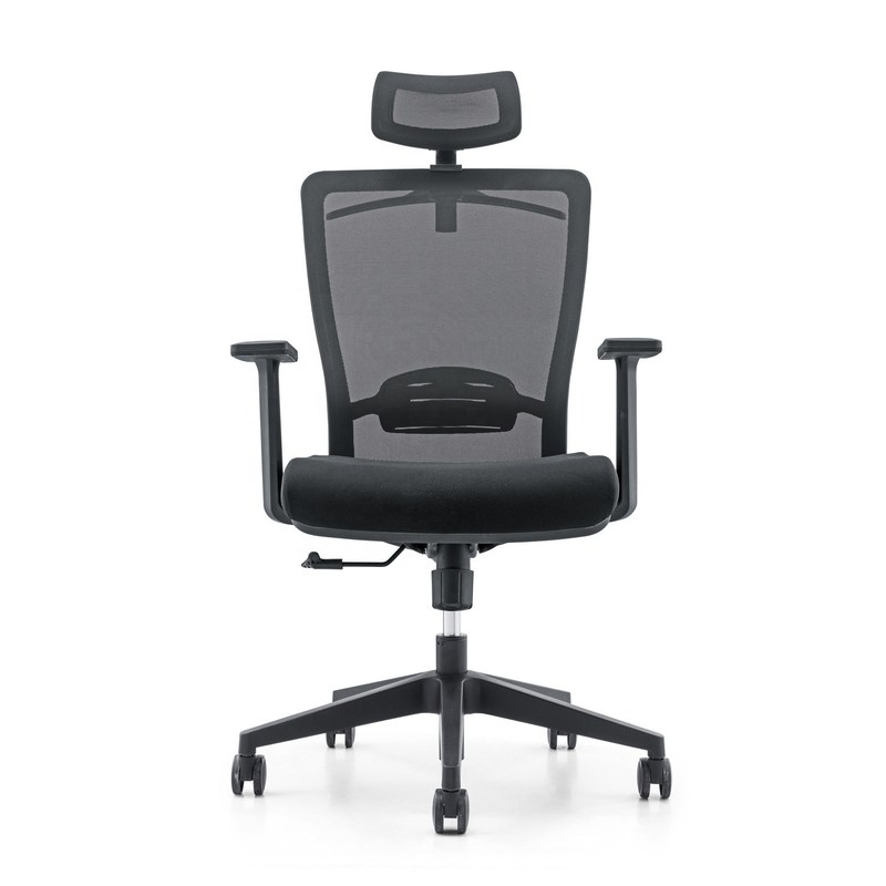 650*690*1150-1250mm เก้าอี้สํานักงานหรู ที่ปรับได้ด้วยผ้า Mesh และแขนแขนติดตั้ง