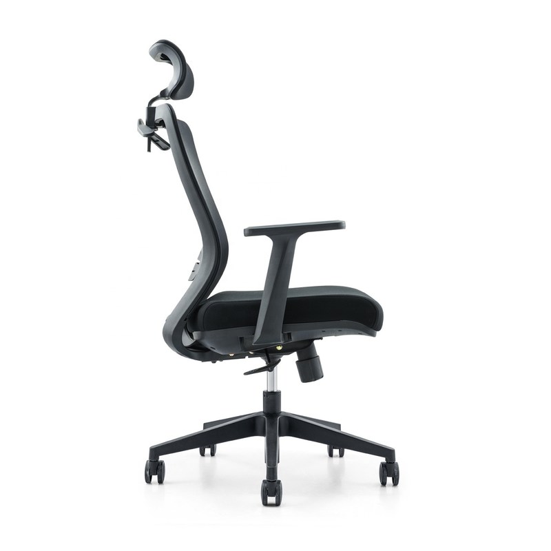 650*690*1150-1250mm เก้าอี้สํานักงานหรู ที่ปรับได้ด้วยผ้า Mesh และแขนแขนติดตั้ง