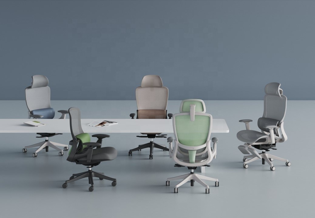 เก้าอี้บอสแบบ Full Mesh พร้อมกลไก Donati เฟอร์นิเจอร์สำนักงานทันสมัยหรูหรา ผ่านการทดสอบ BIFMA