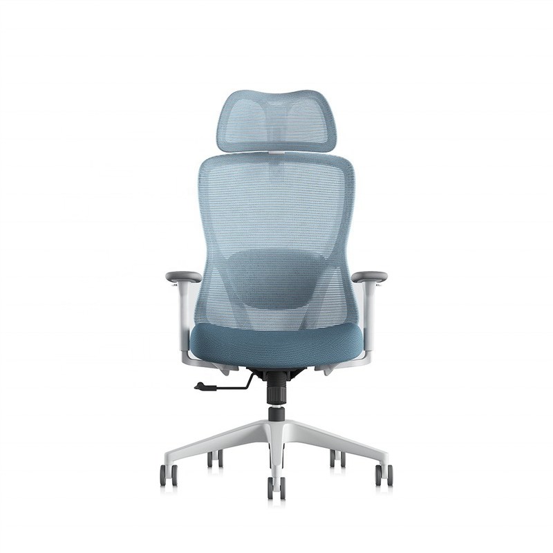 เก้าอี้หมุนที่สามารถปรับได้สูงหลังสํานักงาน พร้อมแขนแขน 3 มิติและหมอนที่นั่งสบาย