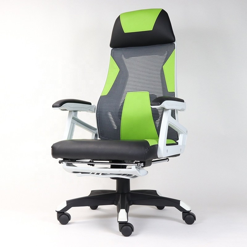 ปรับแต่งเฟอร์นิเจอร์สำนักงานแบบหมุนได้พร้อมพนักพิงตาข่ายผ้าในสีส้มสำหรับห้องประชุม