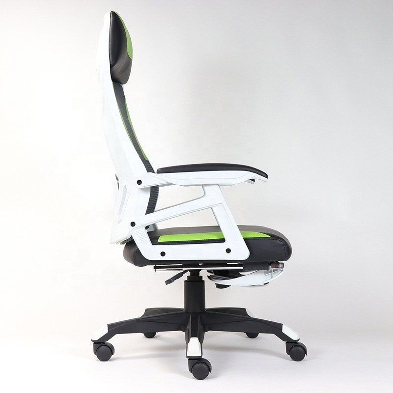 ปรับแต่งเฟอร์นิเจอร์สำนักงานแบบหมุนได้พร้อมพนักพิงตาข่ายผ้าในสีส้มสำหรับห้องประชุม