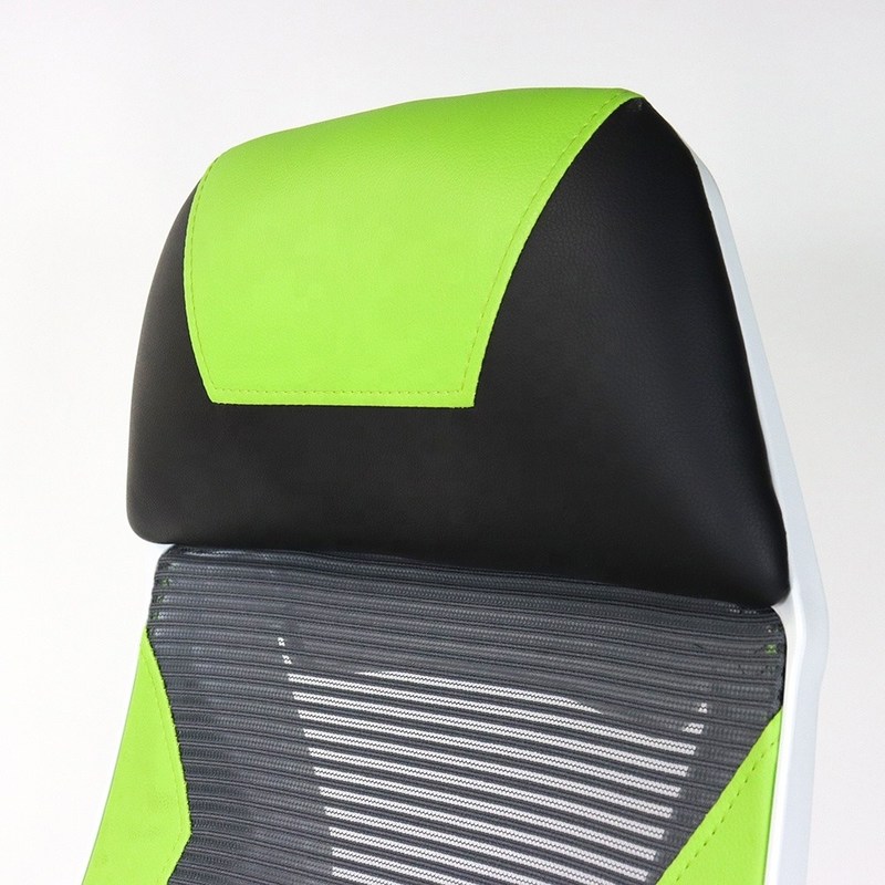 ปรับแต่งเฟอร์นิเจอร์สำนักงานแบบหมุนได้พร้อมพนักพิงตาข่ายผ้าในสีส้มสำหรับห้องประชุม