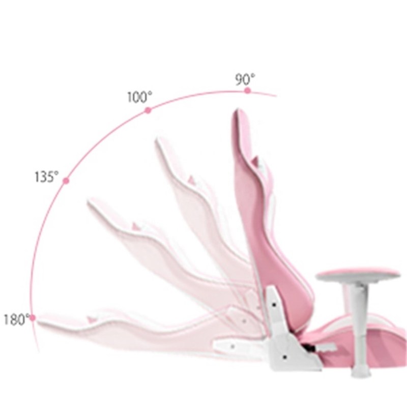 Customized Anji Anime Leather Ergonomic Recliner for Girls' Gaming Comfort and Style