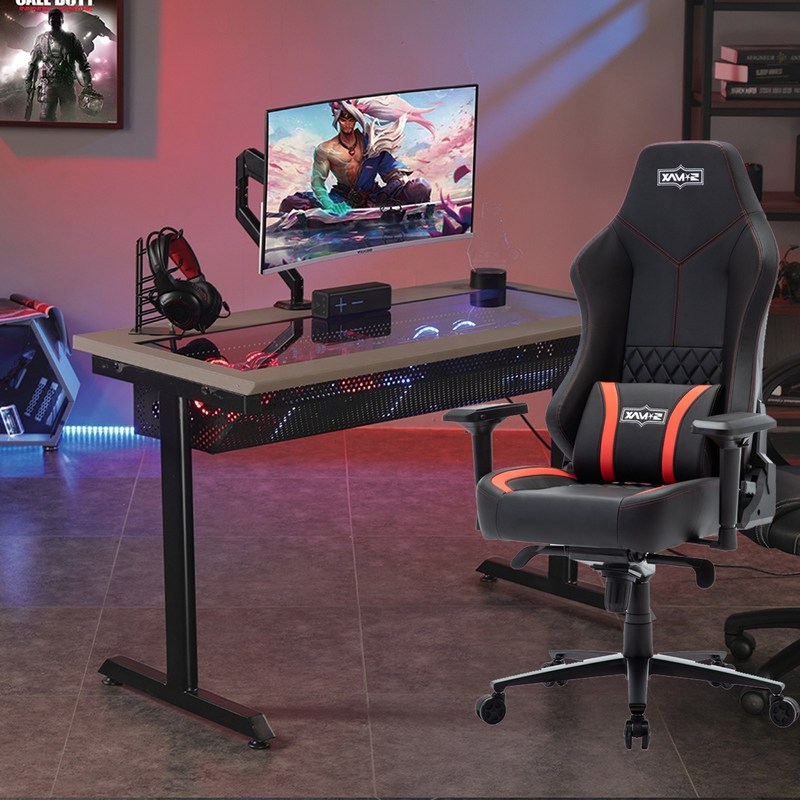 19 เครื่องยนต์กระพริก โซลีย์ผู้บริหาร Y-SEATER 625-BR PUหนัง E-sport เกมส์ โซลีย์