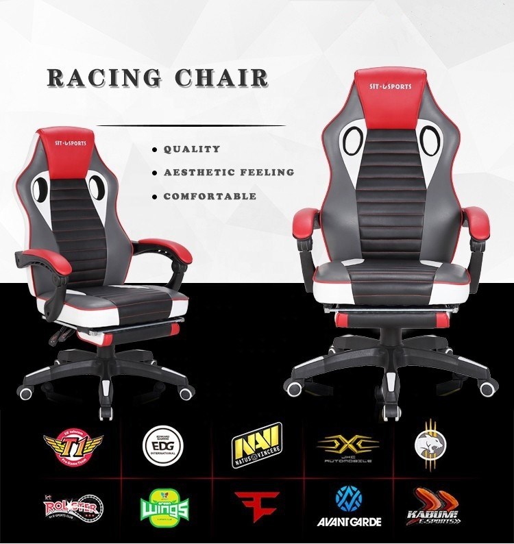 HCYZ OEM สไตล์การแข่งขันหนังสํานักงานเกมส์เก้าอี้สําหรับเด็ก