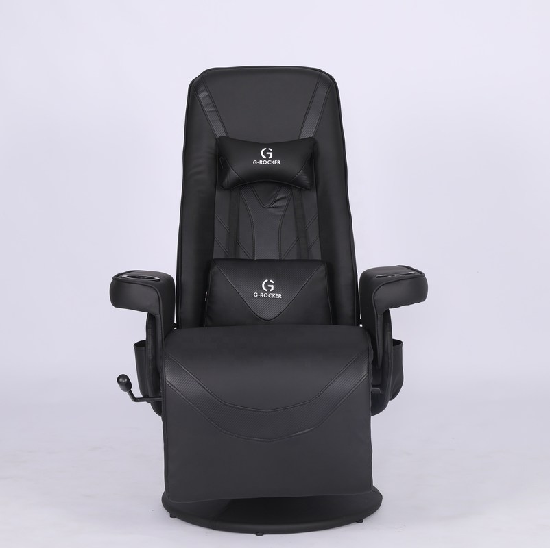 เก้าอี้สำนักงานเฉพาะรุ่น เก้าอี้เกมมิ่งสุดหรู พร้อมที่วางแก้วน้ำ สีชมพู สไตล์แข่งรถ หนัง