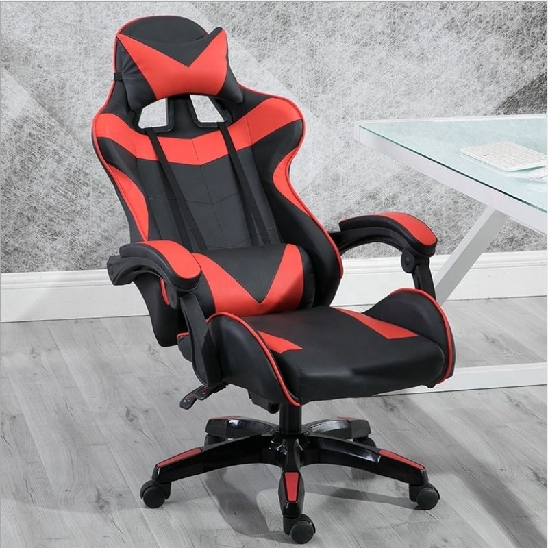 Modern Design PVC Leather Gaming Chair Backrest Adjustable 90-180 for Ultimate Support
